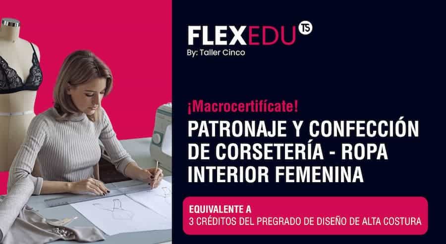 Patronaje y Confección de Corsetería en Ropa Interior Femenina