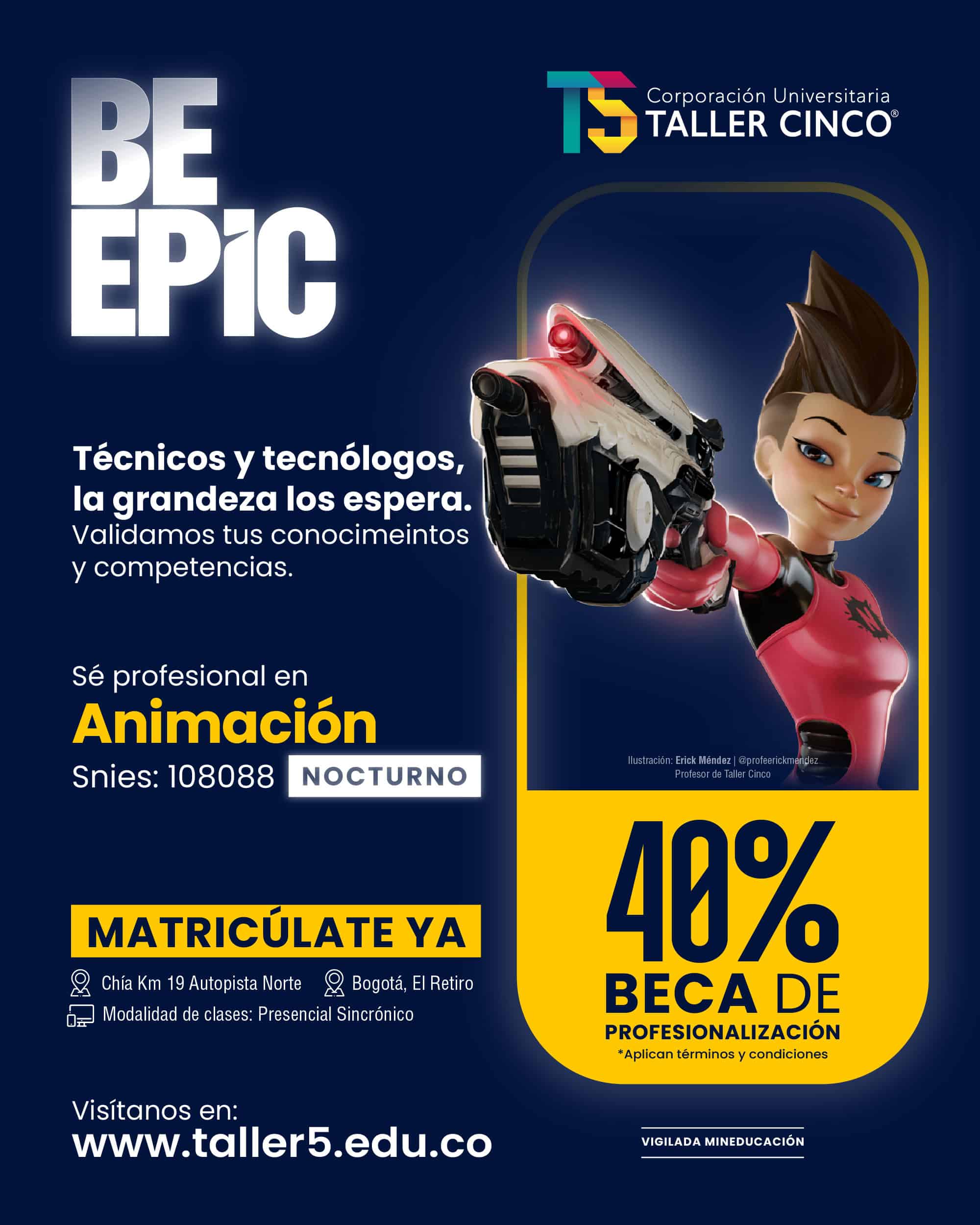 Animación en Taller 5